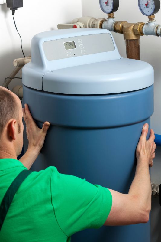 Water Softener in Use
